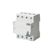 Siemens SENTRON 4P 25A diferencialno stikalo tipa A 0,03A 400V N-levo 5SV3342-6KL