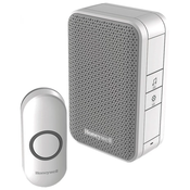 Honeywell DC311N brezžični zvonec, baterije, IP55, 150m, bel