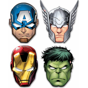 Procos Maske za otroke Avengers 4 kosi -