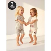 Sinsay - Pamuk majice sa printom 2 pack Minnie Mouse - krem