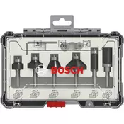 BOSCH Komplet glodala za obaranje ivica 6-delni 2607017470