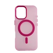 Silikonska futrola Magsafe FLURO COLOR Iphone 16 ROZE