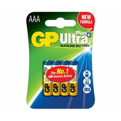 GP Baterija alkalna AAA 4kom ULTRA PLUS GP 3/Z2220UPK4