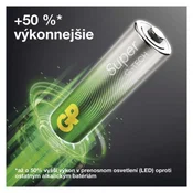 Alkalne baterije GP Super AA+AAA, 4032 kosov