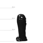 Dildo All Black 22 cm s široko glavo