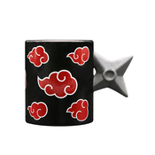 3D skodelica ABYstyle Naruto Shippuden - ročaj Akatsuki shuriken, 460 ml