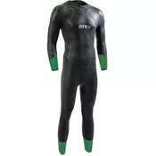 Zone3 men terraprene vision wetsuit black/green s/m