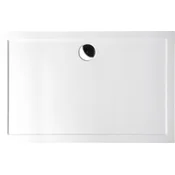 POLYSAN Polysan KLASIK Pravokotna Prha 100x90cm Bela, Liti Marmor