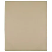 Vidaxl Napenjalna rjuha taupe 160x200 cm bombaž