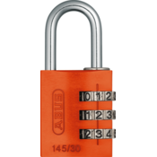 Abus 145/30 obešanka na številke oranžna