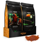 shumee Mleta kava 500g x2 Brazilija/Kolumbija 100% Arabica Sveža 1kg + brezplačno
