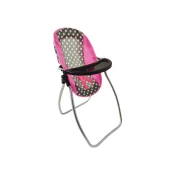 Doll Swing stolica za hranjenje ili ljuljačka Alice Stars sivo-ružičasta