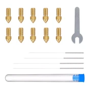 Elegoo Neptune 4/4 Pro Multi-size brass nozzle pack (2pcs 0.2mm, 4pcs 0.4mm, 2pcs 0.6mm, 2pcs 0.8mm) ( 068277 )