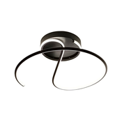 LED prislonjen plafonski luster DELTA LED/30W/230V crna