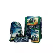 ABC123 TORBA ŠOLSKA 4-DELNI SET ERGO PREMIUM TRAKTOR