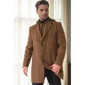 PLT9376 DEWBERRY MENS COAT-CAMEL