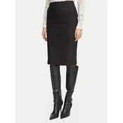 Morgan Ravno krilo 242-JROSE.F Črna Slim Fit