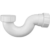 AQUALINE Jekleni vgradni sifon 6/4, bel, višina 74mm, SMAVIT