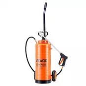 VEVOR Betonski razpršilnik s kolesnim vozičkom 14L 240x210x680 mm oranžen