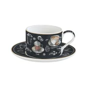 Coffee cup with saucer, porcelain, 240 ml, Barista - Nuova R2S