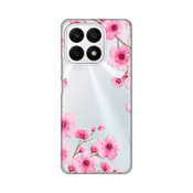 Silikonska maska za Honor X8a Rose flowers Print Skin providna