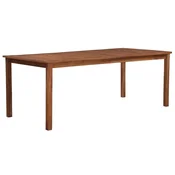 Vidaxl Vrtna miza 200x100x74 cm trden akacijev les