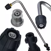 Rosfix Lance Šoba Kotna 90° 80 Cm – Nadomestni Del Za Visokotlačni Čistilnik Kärcher K2–K7, M18, 160 Bar, 15 L/Min, (5000222880)