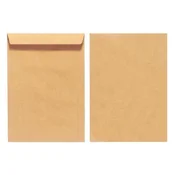 Herlitz kuverte C4, polizane, rjave, reciklirane, 10 kosov.