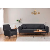 Atelier Del Sofa Garnitura raztegljivega kavča in postelje, LIONES-TKM1-1053