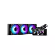 PHANTEKS Glacier One 360M25 LCD vodno hlajenje, 360mm, črna