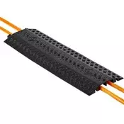 VEVOR Zaščita kabla prehodna rampa 51x28 mm črna
