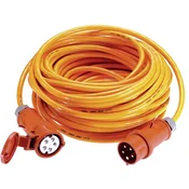 AS Schwabe Električni podaljševalni kabel [ CEE-vtič - CEE-sklopka] 32 A oranžen 25 m z faznim pretvornikom AS Schwabe 59643