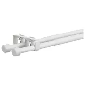 BEKRÄFTA Dupli set garnišni, bela, 120-210 cm 19 mm