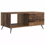 vidaXL Klubska miza Star les 90 x 50 x 40 cm Inženirski les