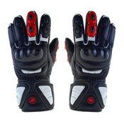 Glovii Glovii ogrevane motoristične rokavice L, črne/rdeče/sive GDBL, (20856844)