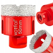 shumee Diamantni sveder za luknje 50 mm M14 za porcelanske ploščice, kamnito glazuro