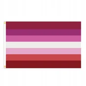 shumee LGBT MAVRIČNA ZASTAVA VELIKA 90x150cm LEZBIJKE F5