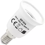 Adapter za sijalicno grlo E14 na E27
