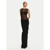 JACQUEMUS Večerna obleka 251KN592-2434 Črna Regular Fit