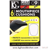 BG France A12L Mouthpiece Cushion Large 0,9 mm Clear (6 pcs) Bd Clarinet