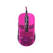 Xtrfy M42 RGB optična gamer miška, roza