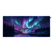 CHERRY NORTHERN LIGHT Tipkovnica USB QWERTZ Nemška - večbarvna