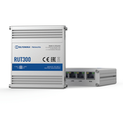 Teltonika RUT300 žični usmjerivač Brzi Ethernet Plavo, Metalno (RUT300000000)