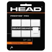 Head Prestige Pro 3 overgrip wrap tl. 0,6 mm bela, pakiranje po 3