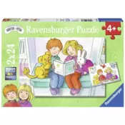Ravensburger puzzle (slagalice) - Bata I seka citaju