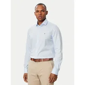 Tommy Hilfiger Srajca MW0MW44710 Svetlo modra Slim Fit