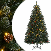 Vidaxl Umetna novoletna jelka 300 LED diod 240 cm