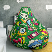 ENTERA Lazy Bag 003, Srednji, Zeleni