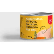NUR DAS Mačja hrana - puran in korenje - 200 g