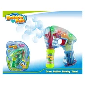Bubble Fun Milni mehurčki bubble gun z lučko, 60 ml